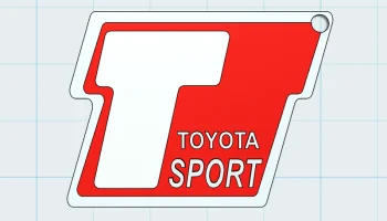 ЛОГОТИП TOYOTA SPORT (брелок)