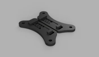 Крепление DIN для блока питания серии UHP-500 (UHP-500-24..
