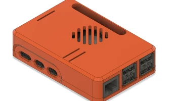 Чехол для Raspberry Pi 5 (защелкивается) 9