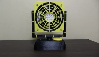 Настольный охлаждающий вентилятор и светодиодная подсветк...
