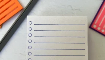 Трафарет контрольного списка для заметок Post-It......... 2