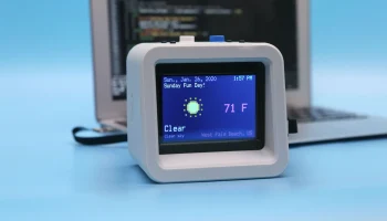 Ретро-метеостанция ESP32 3