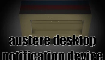 Устройство уведомлений Austere на рабочем столе 5