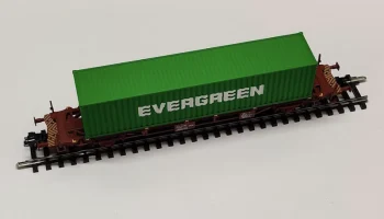 Вагон-контейнер Green Cargo Lgjns 745/746, в масштабе H0 (1: 1