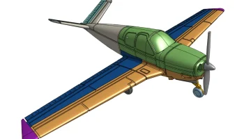 Beechcraft Bonanza 35 масштаб 1/72 1