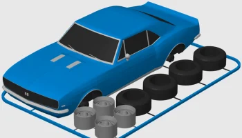 Карта комплекта Chevrolet Camaro RS/SS (масштаб 1:24) 1