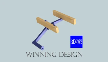 Победивший дизайн - держатель нити 3DPN......