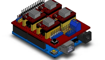 Чехол для щита с ЧПУ Arduino Uno R3 3