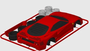 Карточка комплекта Ferrari F40 6
