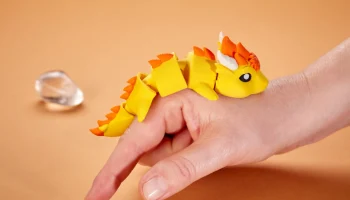 Sun Dragon - шарнирная фигурка-брелок 1
