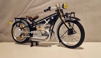 Мотоцикл BMW R32 1925 года выпуска, масштаб 1:6,5. Дизайнер 