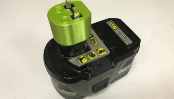 Мини-зажим для аккумулятора Ryobi 18 В для проектов DIY....