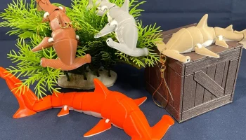 Flexi Hammerhead Shark (печать на месте) 1