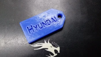 Ключевая бирка Hyundai