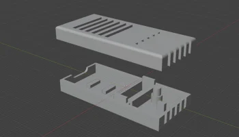 Корпус датчика температуры ESP32-C3 1