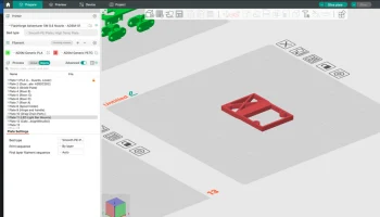 Flashforge Adventurer 5M (AD5M) крепления для светодиодов 7