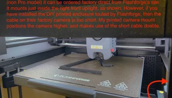 Печатные крепления для камеры Flashforge Adventurer 5M (A... 3