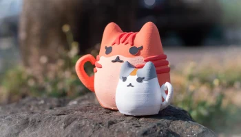 Кошка и котенок - модель ко Дню матери........ 4