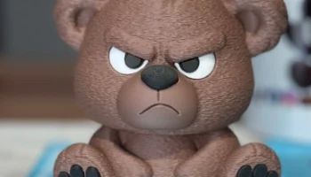 Grumpy Bear - Из серии "Сварливые животные".... 2