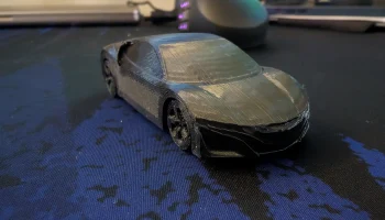 Acura / Honda NSX с движущимися колесами с принтом на мес... 5