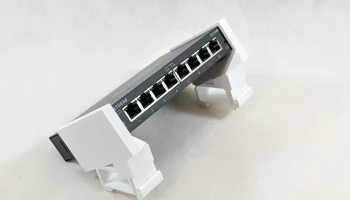 ДЕРЖАТЕЛЬ DIN NETGEAR или MikroTik 2