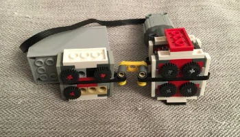 Шестерня монорельсовой дороги Lego для двигателя монорель..