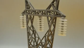 1:100 Одноцепная стальная решетчатая башня 110 кВ... 5