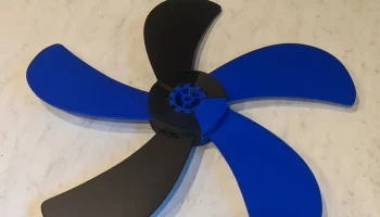 Модульный узел ротора с лопастями вентилятора.........