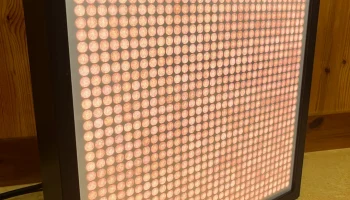 Светодиодная RGB-матрица WS2812B ESP32 WLED 32x32, кругла.. 1