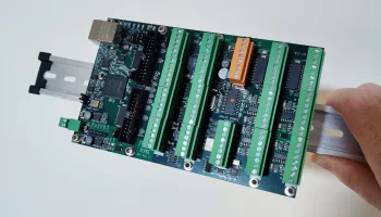 Крепление Mesa 7i76E на DIN-рейку 3