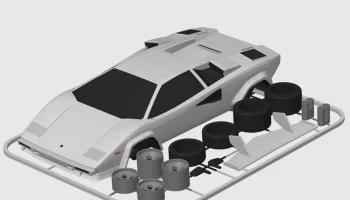 Карточка комплекта Lamborghini Countach (известна из филь... 1