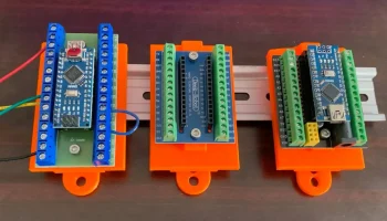 Кронштейн с винтовыми клеммами NANO для DIN-рейки........... Кронштейн с винтовыми клеммами NANO для DIN-рейки...........