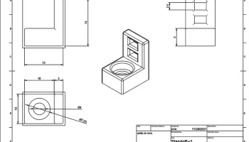 Напечатанная на 3D-принтере стойка для прокладки кабелей ... 4