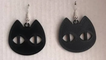 Серьга-кулон "Кошка" aros gato