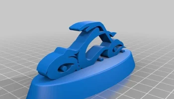Логотип Чопперс округа Ориндж 3d Логотип Чопперс округа Ориндж 3d