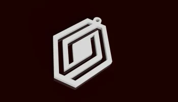 Брелок с новым логотипом Renault - дизайн с вырезом и гра... 1