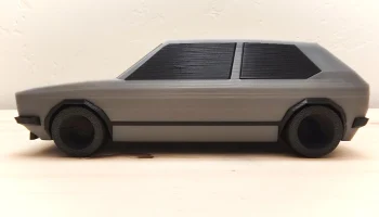 Низкополигональная VW GTI Mk1 2