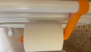 Держатель для туалетной бумаги с креплением для обогреват.. 4