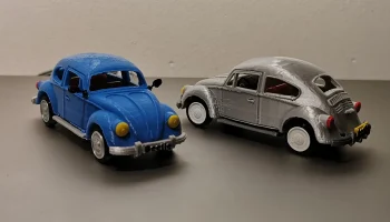 VW Beetle с двигателем 1:45, автор Эд ван дер Хейден. 6
