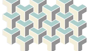 Трафарет с бесконечным узором - Трафарет с узором Эшера..... 1