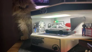 Функциональная диорама AE86 1:32 со звуком двигателя и аэ... 7