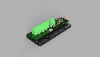 Крепление DIN для печатной платы Klipper Expander........ Крепление DIN для печатной платы Klipper Expander........