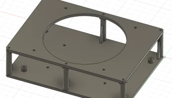 Держатель на DIN-рейку BTT Manta M8P с вентиляторами.......