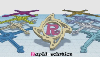 Re120 v2 - рамка Rapidevolution 120 мм (3 дюйма) Printpic.. 7