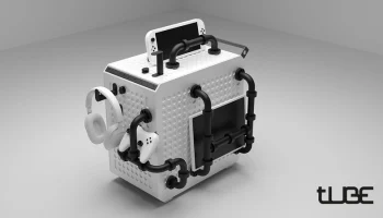 Трубка-крышка для Cooler Master QUBE 500 3