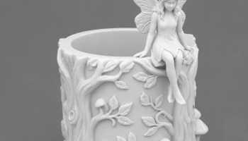 Держатель для кистей для макияжа Fairy STL - Органайзер д...