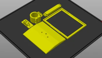 Корпус CNC85X115 и зажим 4