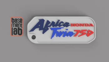 Africa Twin 750 Honda Type 2/2A - Брелок - Portachiavi - .. 2
