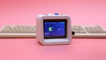 Ретро-метеостанция ESP32 9