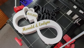 Hochzeit Geschenk Herz Unendlich/свадебный подарок сердце...